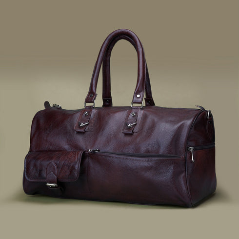 Baliga Genuine Leather Duffle CarryAll Bag